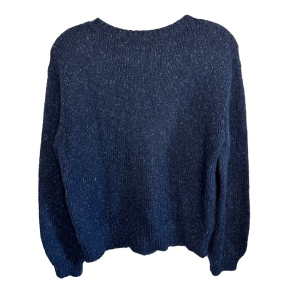 Abercrombie & Fitch Crew Neck Floral Embroidery Cotton Blend Medium FairyCore - Picture 2 of 8